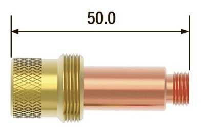 FUBAG Корпус цанги c газовой линзой ф4.0 FB TIG 17-18-26 (FB45V28) Аксессуары к горелкам TIG, MIG/MAG фото, изображение